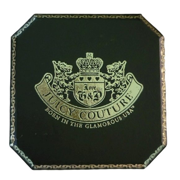 JUICY COUTURE Charm Boudoir Slide YJRU0435 Blue Enamel High Heel Shoe - NIB, NWT - Picture 6 of 8